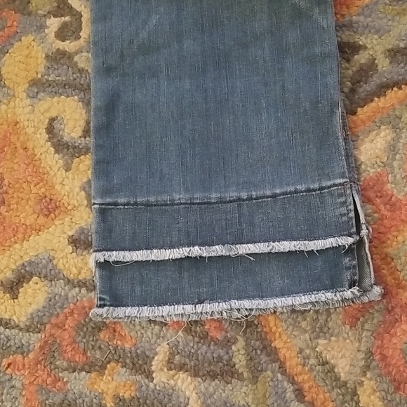 Democracy Flare Wide Leg Blue Jeans - Picture 2 of 5